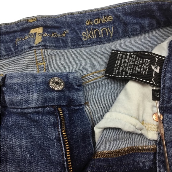 7 For All Mankind Ankle Skinny Jeans - Picture 6 of 7